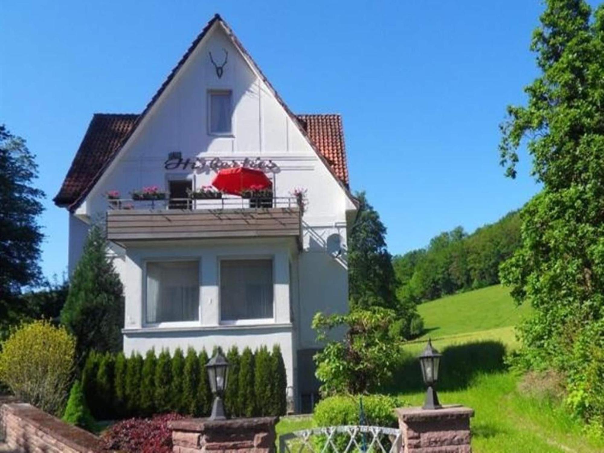 Spacious Apartment In Weser Uplands With Garden Bad Pyrmont Exteriör bild